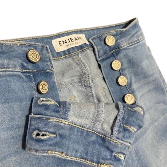 Double Button Closure Stretchy EnJean Denim Co. Jeans - Picture 4 of 12